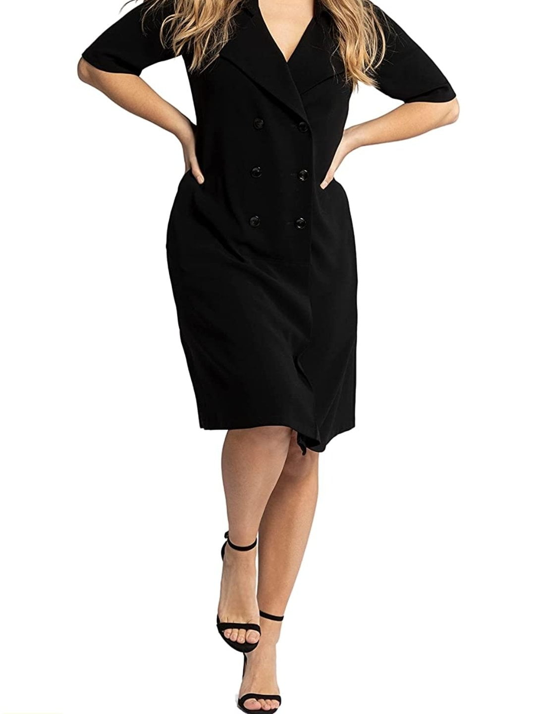 große größen kleider mantelkleid